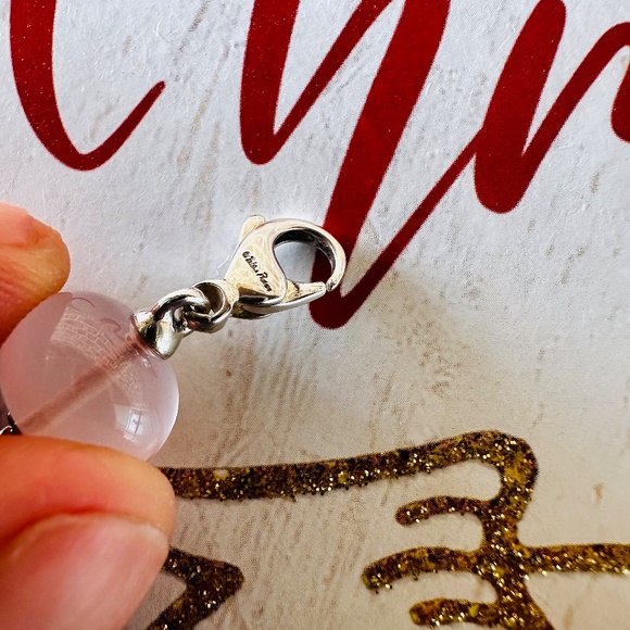 Tiffany & Co Rose Quartz Charm/Pendant - Picture 3 of 3